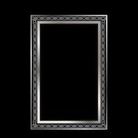 Aluminum frame template vector