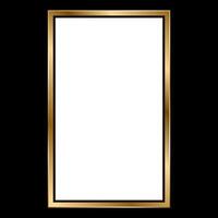 Aluminum frame template vector