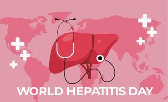 World Hepatitis day vector