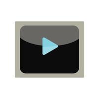 ,This icon consists of Film Industry, Film Roll, Camera or simple play button icon, symbol, sign. vector