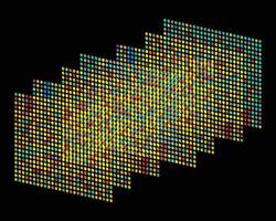 grande datos siendo analizado a para máquina aprendizaje y profundo aprendizaje para contenido generado vector