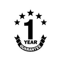 guarantee label design. warranty sign and symbol. vector