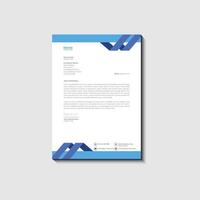 Letterhead template for commercial purpose vector
