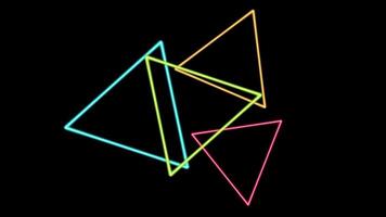neon abstrakt bakgrund video