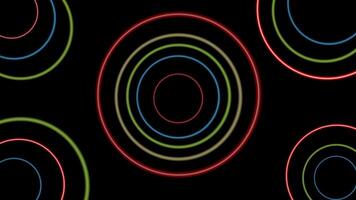 Neon abstract background video