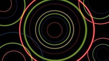 Neon abstract background video