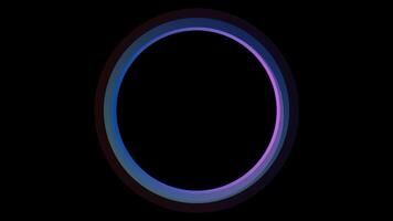 Circle neon abstract background video