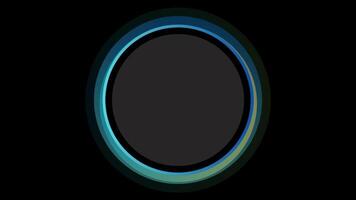 Circle neon abstract background video