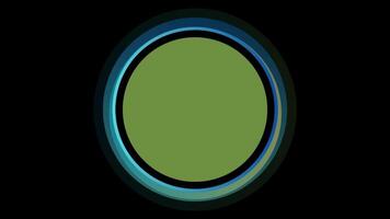 Circle neon abstract background video