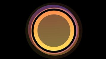 Circle light color abstract background video