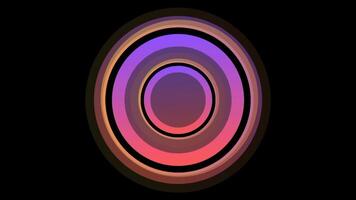 Circle light color abstract background video