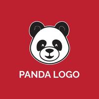 único panda logo vector
