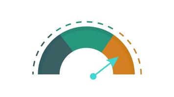 Preise steigend, Analyse Meter Messung hoch zunehmend Niveau von Preis Rate, Inflation Konzept, Infografik 4k video