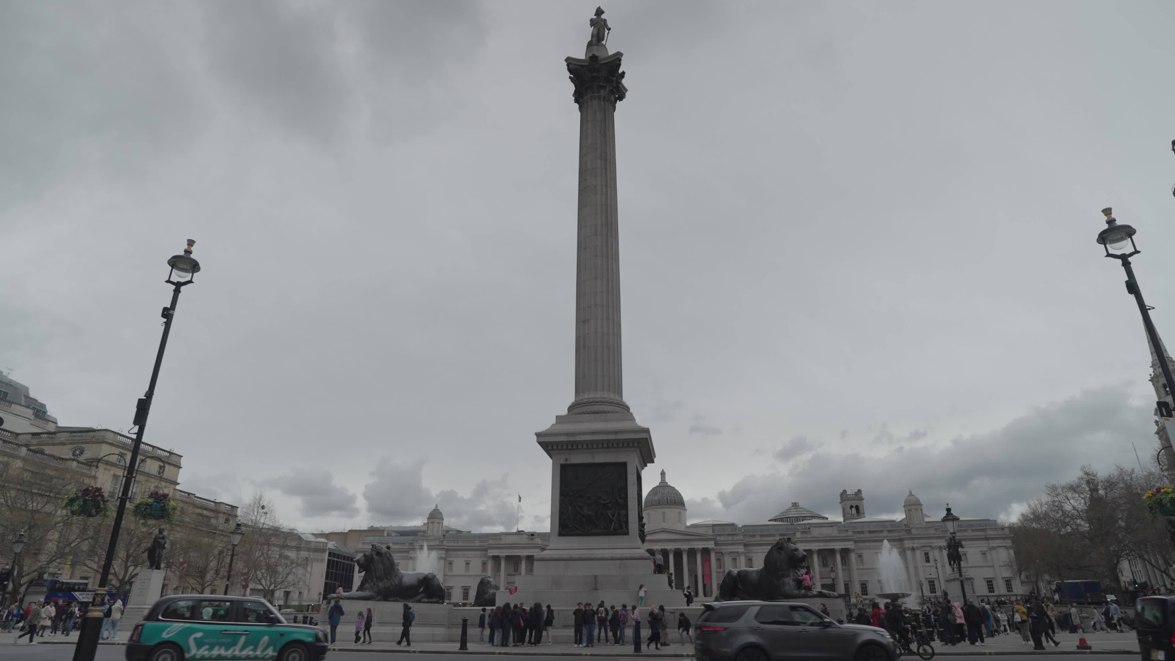 London, United Kingdom April 2, 2024 Trafalgar Square, The National