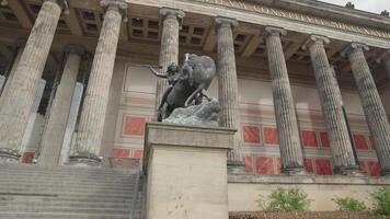 Berlin, Germany - April 5, 2024 - The Altes Museum on the Museum Island in the historic centre video