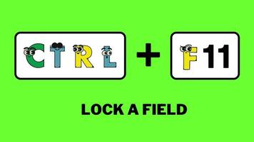 cartoon alphabet shortcut key speeds up the work of the text sortcut animation video