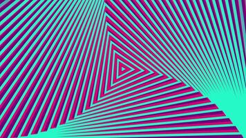 a purple and green striped background with a diagonal pattern video