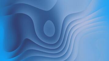 abstrait bleu vague Contexte avec ondulé lignes video