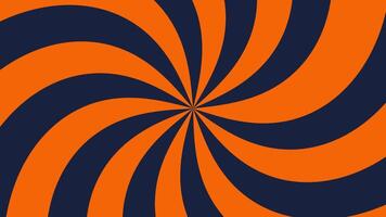 an orange and blue swirl pattern video