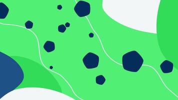 a green and blue abstract pattern with black dots video