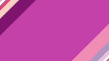 a purple and pink striped background with a diagonal pattern video