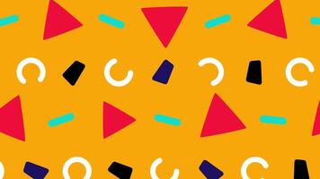a colorful pattern with triangles and arrows video