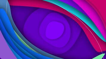 a colorful abstract background with a circular shape video