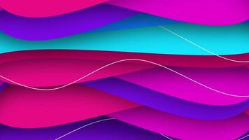 abstract background with colorful waves video