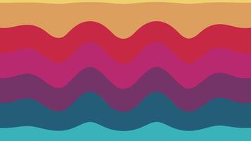 colorful waves background with a red, orange and yellow color scheme video