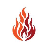 flame fire logo template, flame fire logo element, flame fire logo illustration vector
