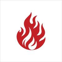 flame fire logo template, flame fire logo element, flame fire logo illustration vector