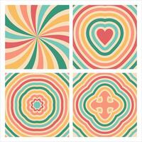 Cheerful abstract swirl burst background with carnival and summer themes vector