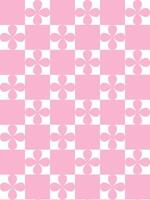 Seamless pattern with pink and white squares. illustration. vector