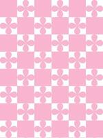 Seamless pattern with pink and white squares. illustration. vector