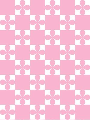 Seamless pattern with pink and white squares. illustration.