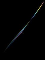 abstract background with a rainbow colored line on a black background. vector