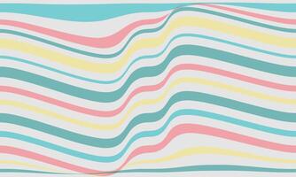 Wavy, waving, billowy, squiggle and squiggly lines. Abstract wavy stripes background. illustration vector