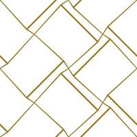 Geometric seamless pattern with thin golden lines on white background. illustration for wallpapers, textile, fabric, wrapping paper, backgrounds. vector