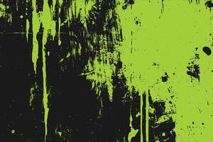 Grunge Texture black and green illustrated Background vector