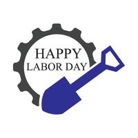 happy international labor day. illustration design vector