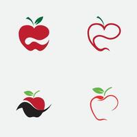 manzana ilustración diseño vector