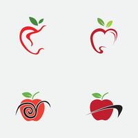 Apple illustration design vector