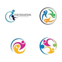 Fundación logo y símbolo vector