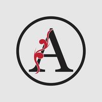 graphic illustration of initial letter A logo and symbol perfect for business, shop brand or company, etc vector