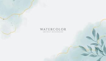 Abstract horizontal watercolor background. Neutral light colored empty space background illustration vector