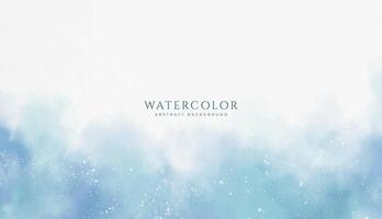 Abstract horizontal watercolor background. Neutral light colored empty space background illustration vector