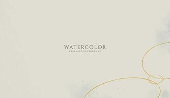 Abstract horizontal watercolor background. Neutral light colored empty space background illustration vector