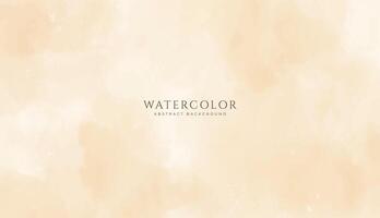 Abstract horizontal watercolor background. Neutral light colored empty space background illustration vector