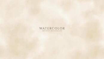 Abstract horizontal watercolor background. Neutral light colored empty space background illustration vector