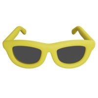 Gafas de sol clipart plano diseño icono aislado en transparente fondo, 3d hacer verano y playa concepto png